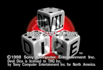 Devil Dice Title Screen